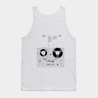 TG60 Tape Recorder Braun - Dieter Rams Design Tank Top